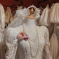 Beauty Brautkleid A-Linie Herzausschnitt Plissee Brautkleid D3302