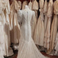 Beauty Brautkleid A-Linie Herzausschnitt Plissee Brautkleid D3302