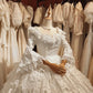 Beauty Brautkleid A-Linie Herzausschnitt Plissee Brautkleid D3302