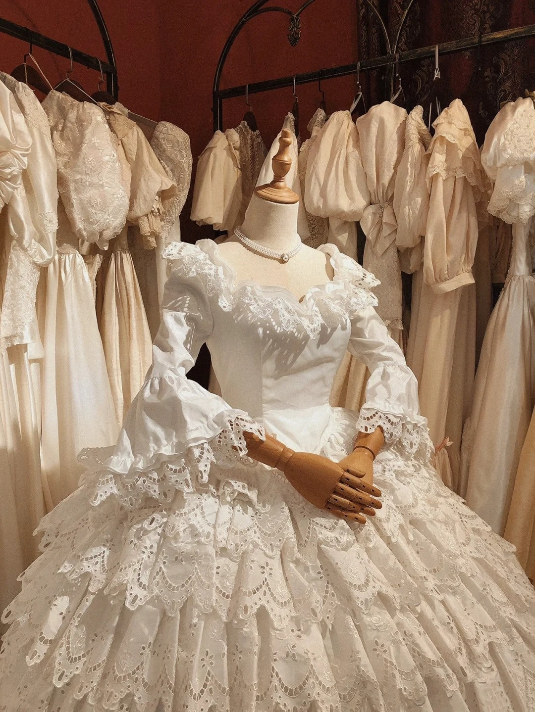 Beauty Brautkleid A-Linie Herzausschnitt Plissee Brautkleid D3302