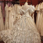 Beauty Brautkleid A-Linie Herzausschnitt Plissee Brautkleid D3302