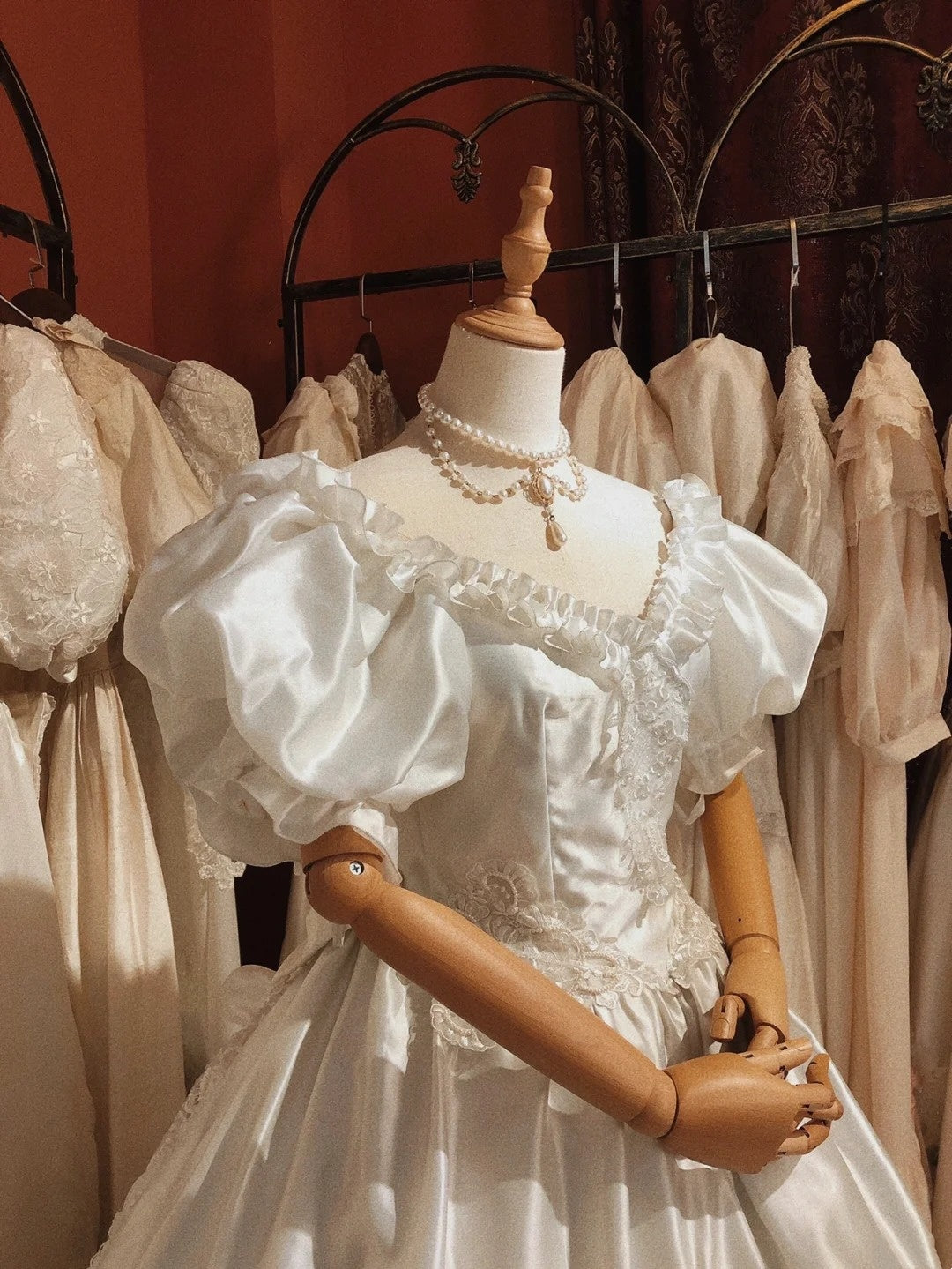 Beauty Brautkleid A-Linie Herzausschnitt Plissee Brautkleid D3302