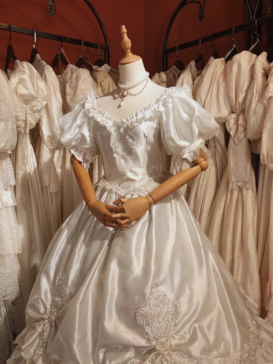 Beauty Brautkleid A-Linie Herzausschnitt Plissee Brautkleid D3302