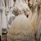 Beauty Brautkleid A-Linie Herzausschnitt Plissee Brautkleid D3302