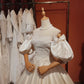 Beauty Brautkleid A-Linie Herzausschnitt Plissee Brautkleid D3302