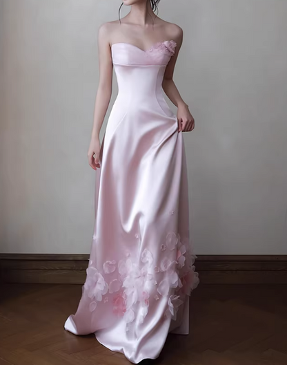 Glänzendes Ballkleid mit herzförmigem Pailletten-Meerjungfrauen-Abendkleid, Galakleid, Geburtstagspartykleid, D3415