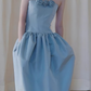 Glänzendes Ballkleid mit herzförmigem Pailletten-Meerjungfrauen-Abendkleid, Galakleid, Geburtstagspartykleid, D3415