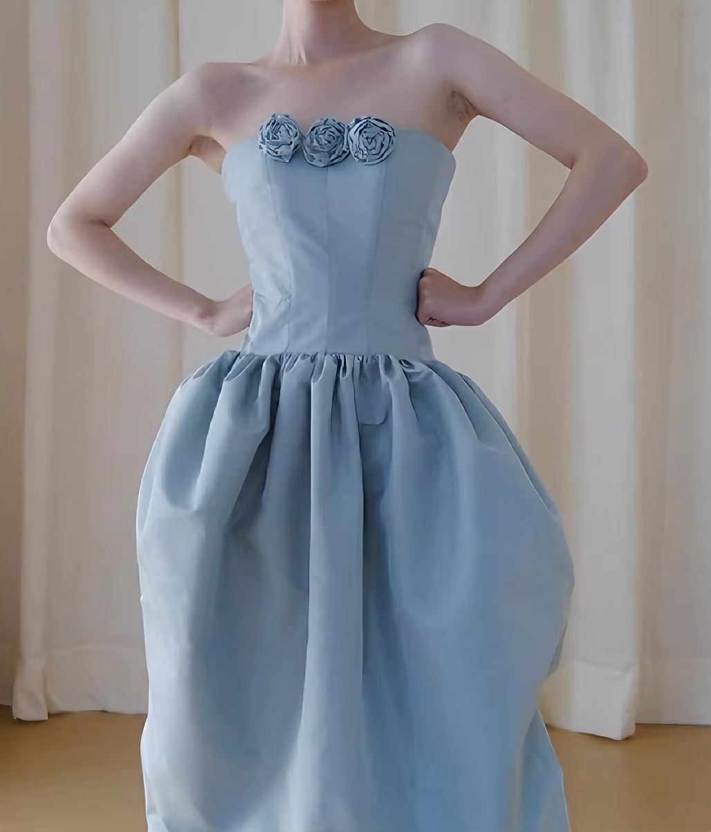 Glänzendes Ballkleid mit herzförmigem Pailletten-Meerjungfrauen-Abendkleid, Galakleid, Geburtstagspartykleid, D3415