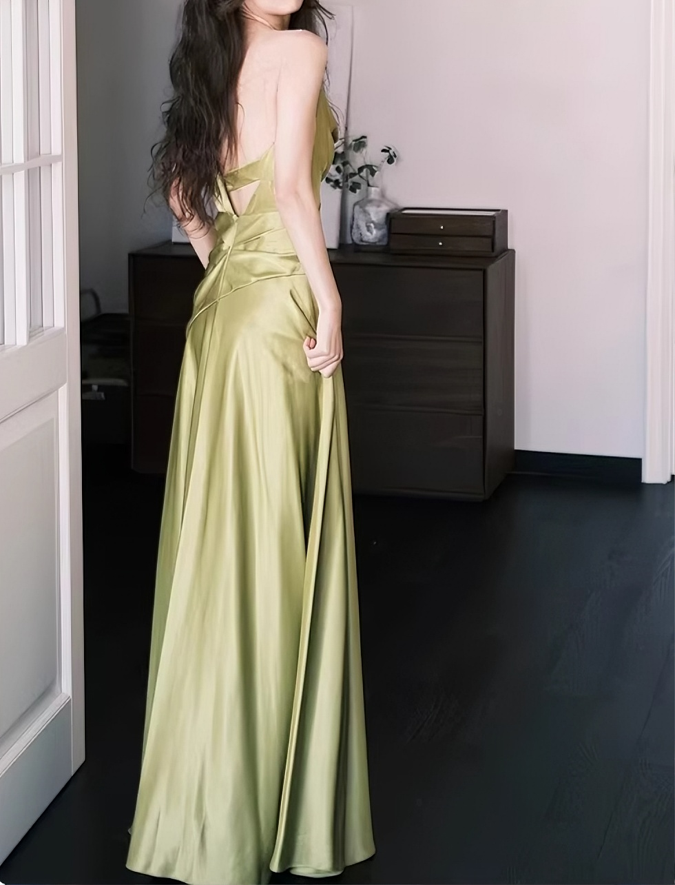 Glänzendes Ballkleid mit herzförmigem Pailletten-Meerjungfrauen-Abendkleid, Galakleid, Geburtstagspartykleid, D3415
