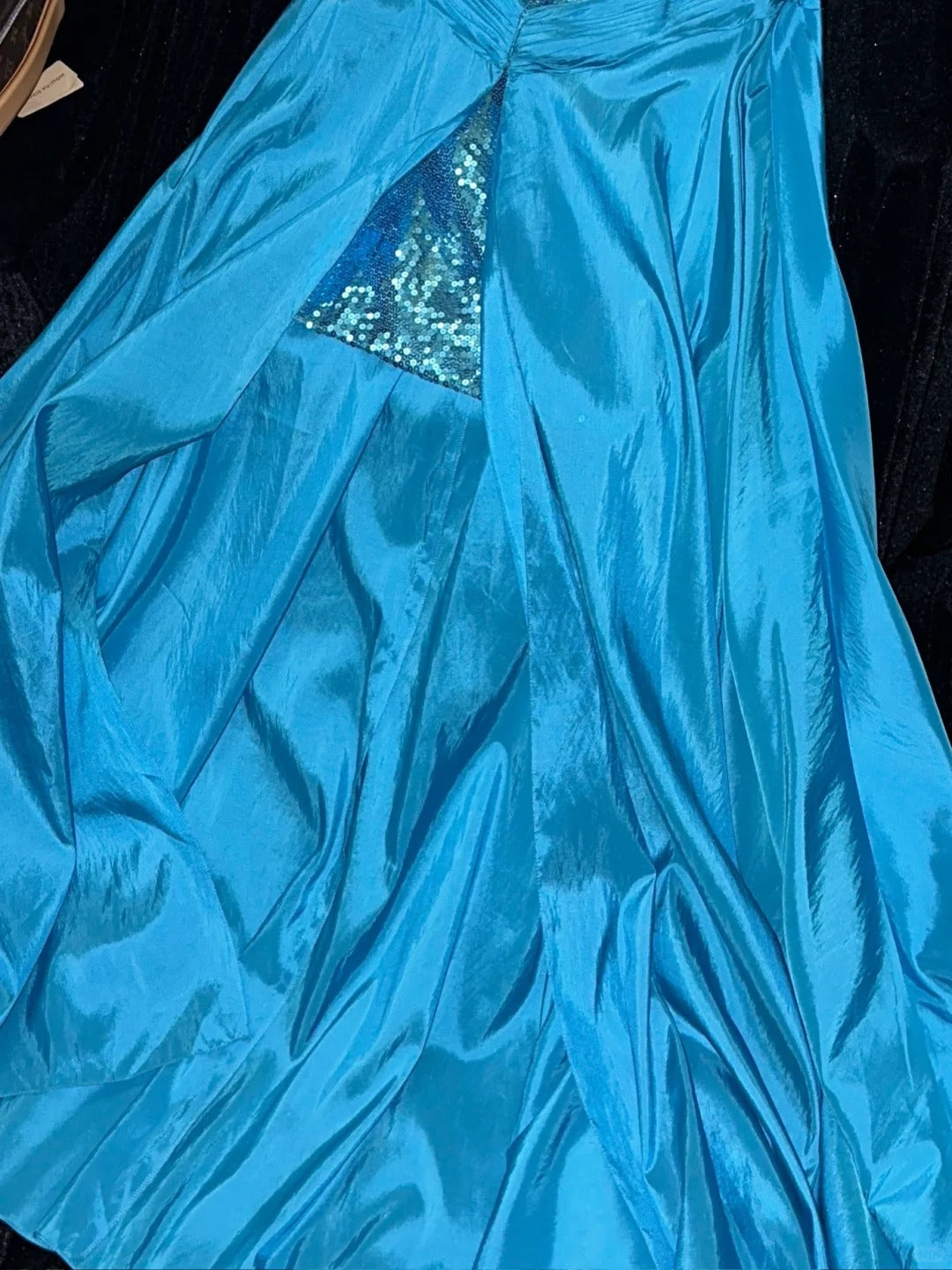 Robe de bal brillante à paillettes et col en cœur, robe de soirée sirène, robe de gala, robe de fête d'anniversaire, D3415
