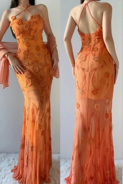 Robe de bal brillante à paillettes et col en cœur, robe de soirée sirène, robe de gala, robe de fête d'anniversaire, D3415