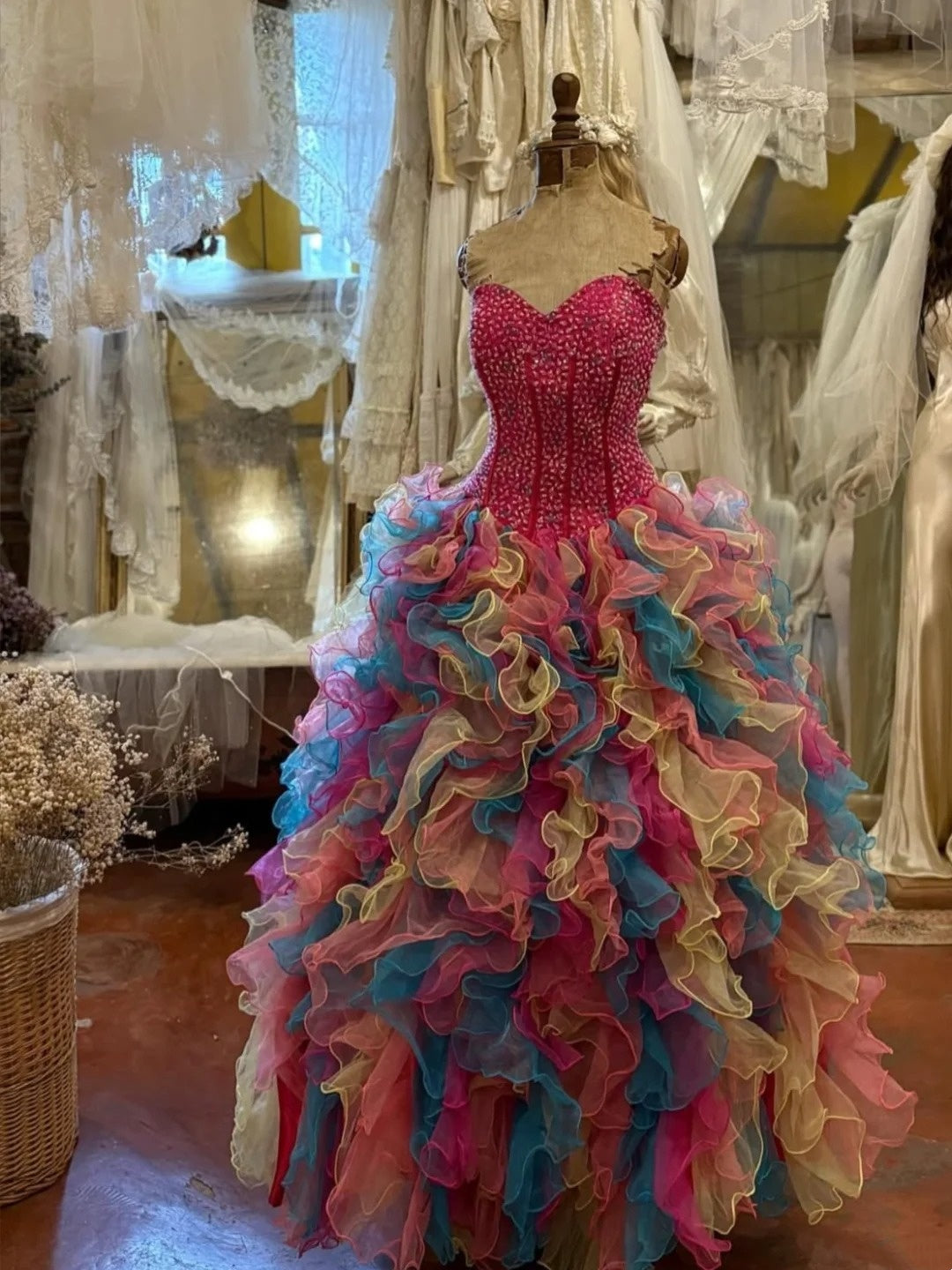 Glänzendes Ballkleid mit herzförmigem Pailletten-Meerjungfrauen-Abendkleid, Galakleid, Geburtstagspartykleid, D3415