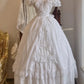 Robe de mariée beauté A-Line, décolleté en cœur, plissée, D3302