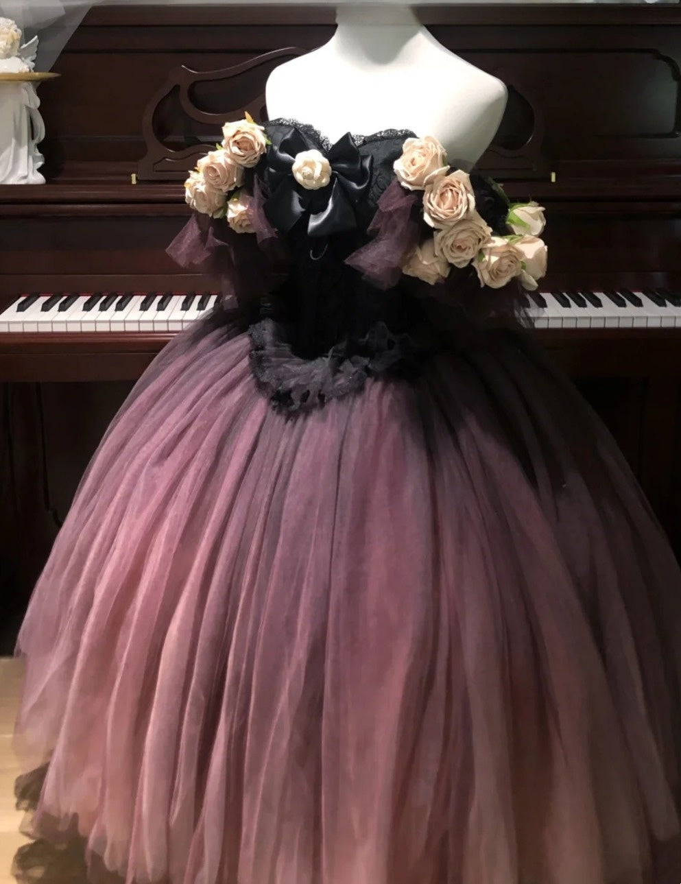 Stunning Prom Dress Off Shoulder Pleated Tulle Birthday Party Dress Evening Dress Formal Dress   D4458