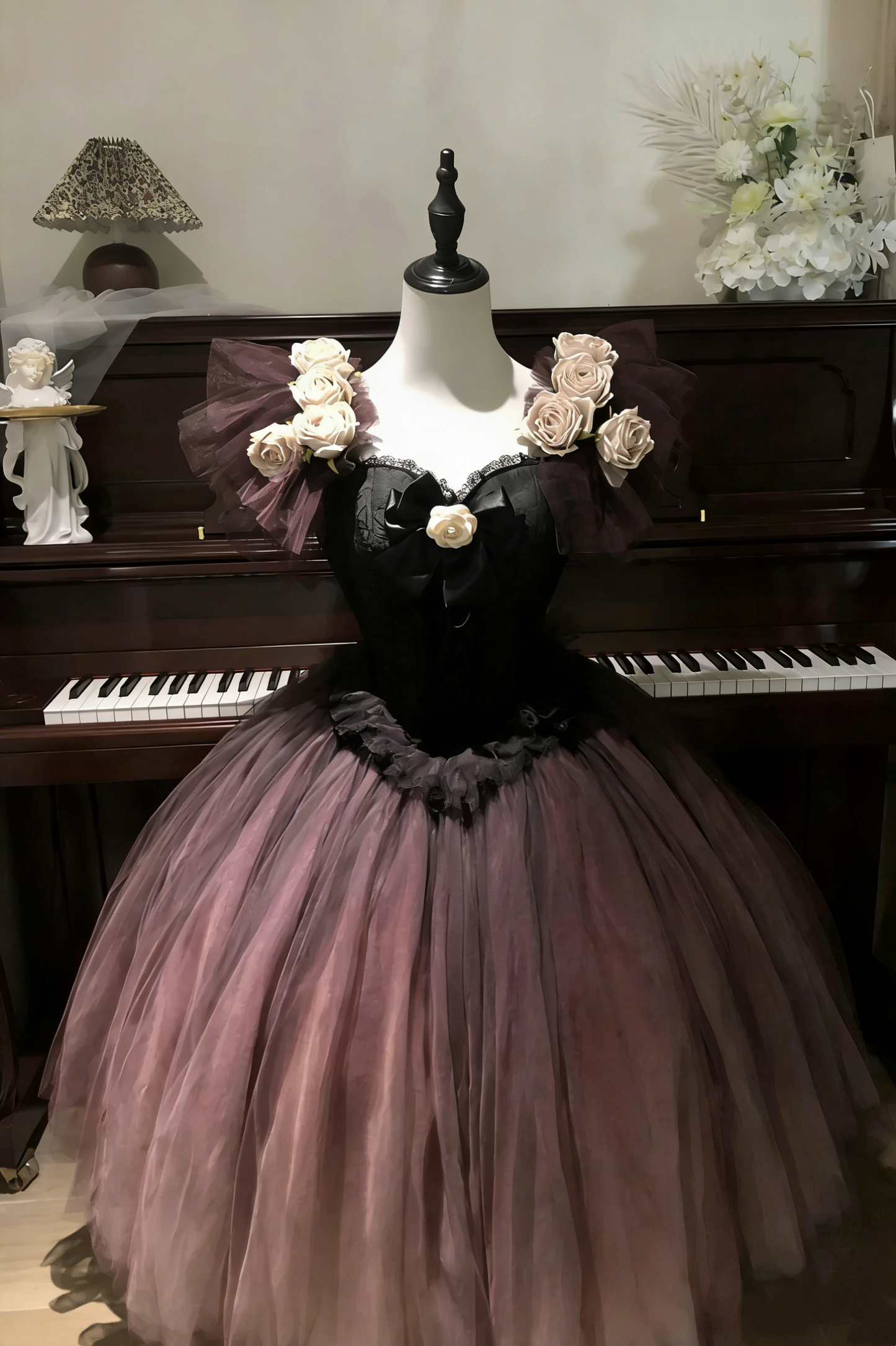 Stunning Prom Dress Off Shoulder Pleated Tulle Birthday Party Dress Evening Dress Formal Dress   D4458