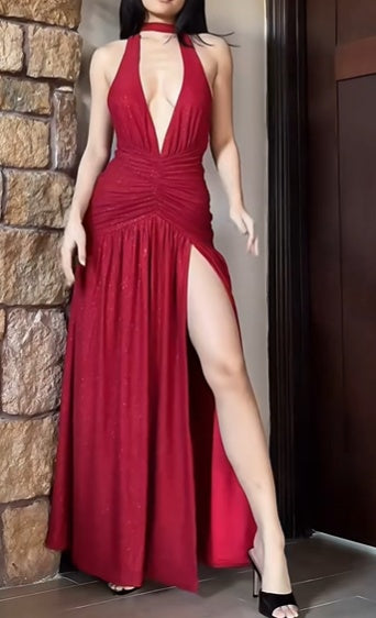 Glänzendes Ballkleid mit herzförmigem Pailletten-Meerjungfrauen-Abendkleid, Galakleid, Geburtstagspartykleid, D3415