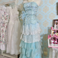 Glänzendes Ballkleid mit herzförmigem Pailletten-Meerjungfrauen-Abendkleid, Galakleid, Geburtstagspartykleid, D3415