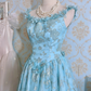 New Arrival Prom Dress A Line Crew Neck Pleated Gala Dress Formal Dress Evening Dress  D4475