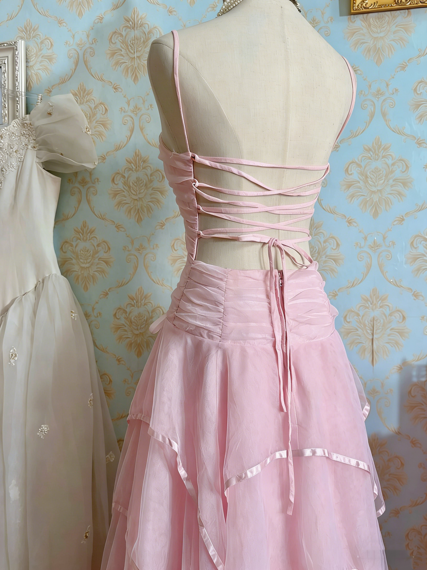 Glänzendes Ballkleid mit herzförmigem Pailletten-Meerjungfrauen-Abendkleid, Galakleid, Geburtstagspartykleid, D3415