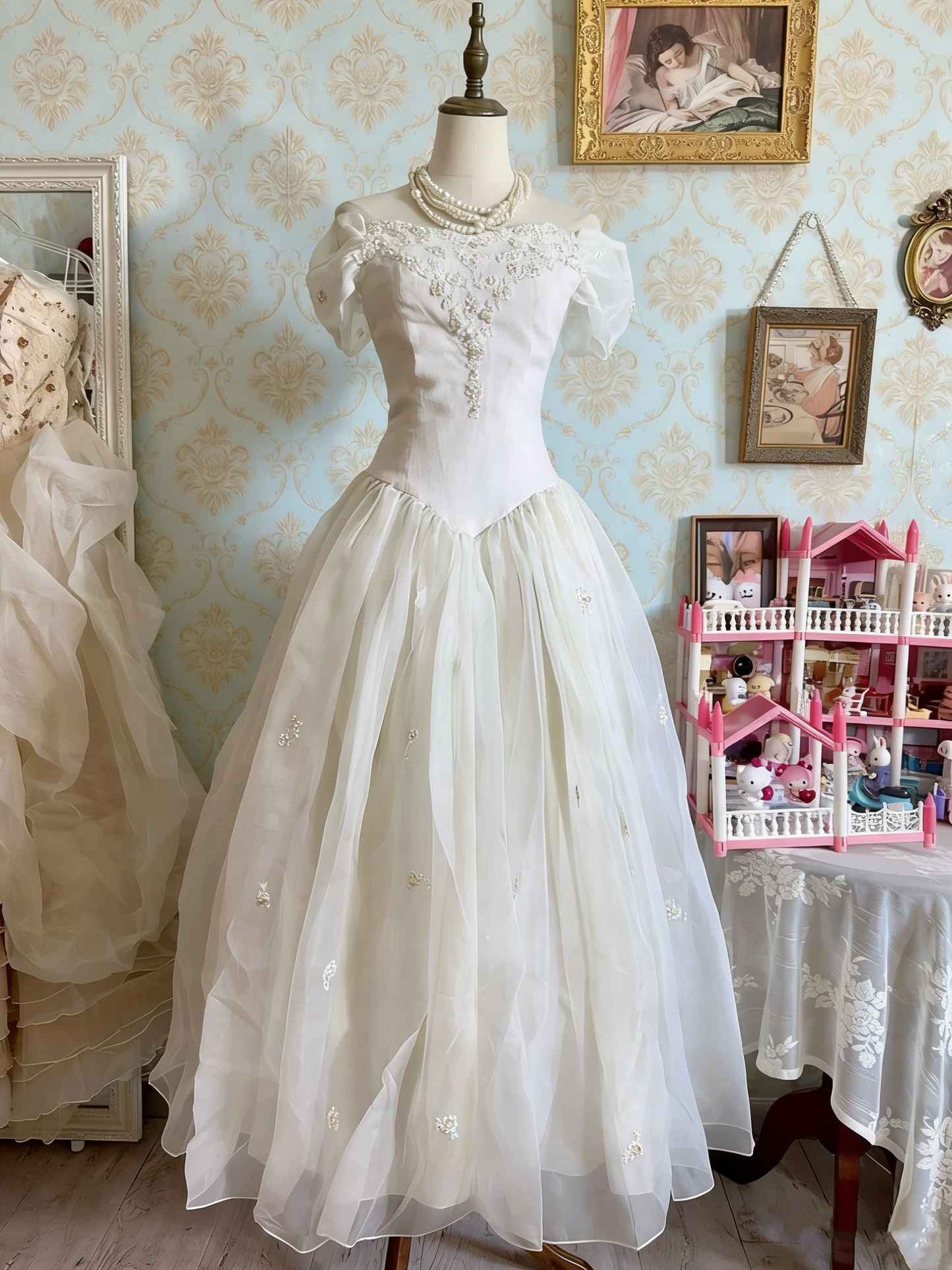 Glänzendes Ballkleid mit herzförmigem Pailletten-Meerjungfrauen-Abendkleid, Galakleid, Geburtstagspartykleid, D3415