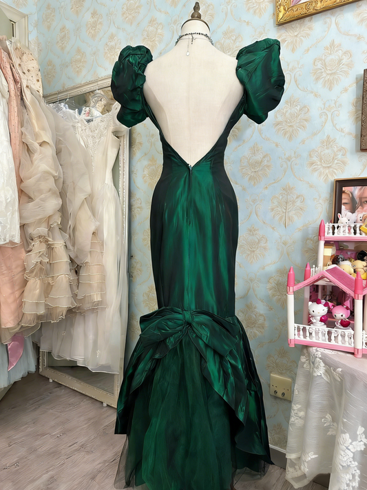 Glänzendes Ballkleid mit herzförmigem Pailletten-Meerjungfrauen-Abendkleid, Galakleid, Geburtstagspartykleid, D3415