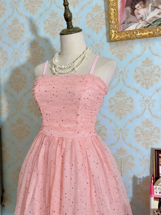 New Arrival Homecoming Dress Spaghetti Straps Tulle Plleated Short Prom Dress Birthday Party Outfits    D4484