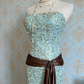 Shiny Prom Dress Strapless Sequins Gala Dress Evening Dress Cocktail Dress D4487
