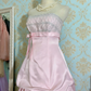 Stunning Prom Dress Light Pink Strapless Pleated Gala Dress Evening Dress Cocktail Dress  D4488