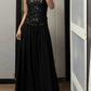 Robe de bal brillante à paillettes et col en cœur, robe de soirée sirène, robe de gala, robe de fête d'anniversaire, D3415