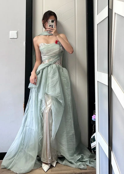 Robe de bal brillante à paillettes et col en cœur, robe de soirée sirène, robe de gala, robe de fête d'anniversaire, D3415