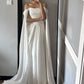 Minimalist Wedding Dress Off Shoulder Pleated Wedding Dress  D4496