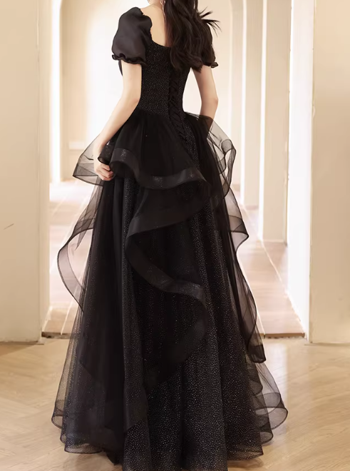 Robe de bal brillante à paillettes et col en cœur, robe de soirée sirène, robe de gala, robe de fête d'anniversaire, D3415