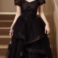 Robe de bal brillante à paillettes et col en cœur, robe de soirée sirène, robe de gala, robe de fête d'anniversaire, D3415