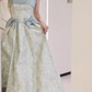 Glänzendes Ballkleid mit herzförmigem Pailletten-Meerjungfrauen-Abendkleid, Galakleid, Geburtstagspartykleid, D3415