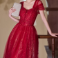 Shiny Prom Dress Off Shoulder Pleated Gala Dress Evening Dress Formal Dress  D4515