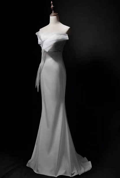 Glänzendes Ballkleid mit herzförmigem Pailletten-Meerjungfrauen-Abendkleid, Galakleid, Geburtstagspartykleid, D3415
