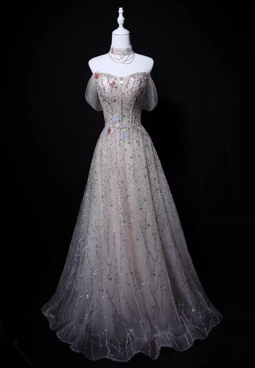 Robe de bal brillante à paillettes et col en cœur, robe de soirée sirène, robe de gala, robe de fête d'anniversaire, D3415