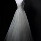 Robe de bal brillante à paillettes et col en cœur, robe de soirée sirène, robe de gala, robe de fête d'anniversaire, D3415