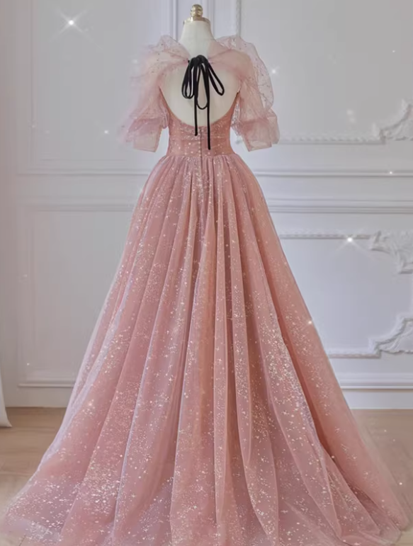 Glänzendes Ballkleid mit herzförmigem Pailletten-Meerjungfrauen-Abendkleid, Galakleid, Geburtstagspartykleid, D3415