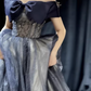 New Arrival Prom Dress Off Shoulder Pleated Tulle Gala Dress Evening Dress Formal Dress  D4540