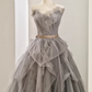 New Arrival Prom Dress Asymmetrical Neck Pleated Tulle Gala Dress Evening Dress Formal Dress  D4541