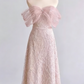Gorgeous Prom Dress Off Shoulder Pleated Tulle Gala Dress Evening Dress Formal Dress  D4550