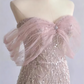 Gorgeous Prom Dress Off Shoulder Pleated Tulle Gala Dress Evening Dress Formal Dress  D4550