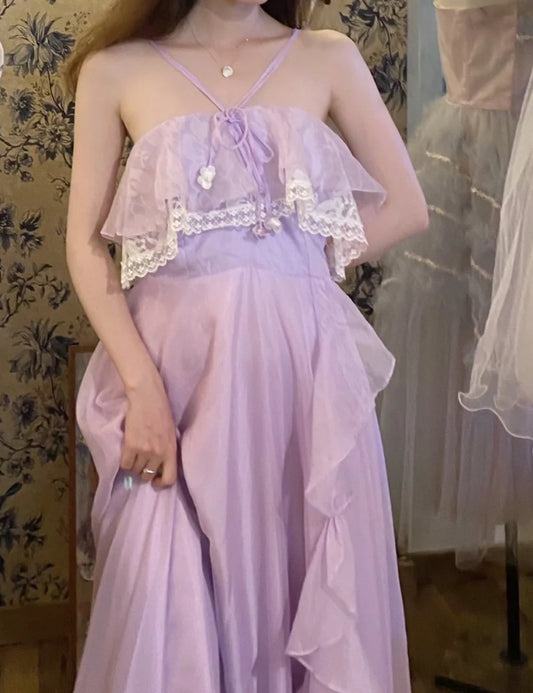 Pretty Prom Dress Halter Birthday Party Dress Cockatail Dress Evening Dress  D4561