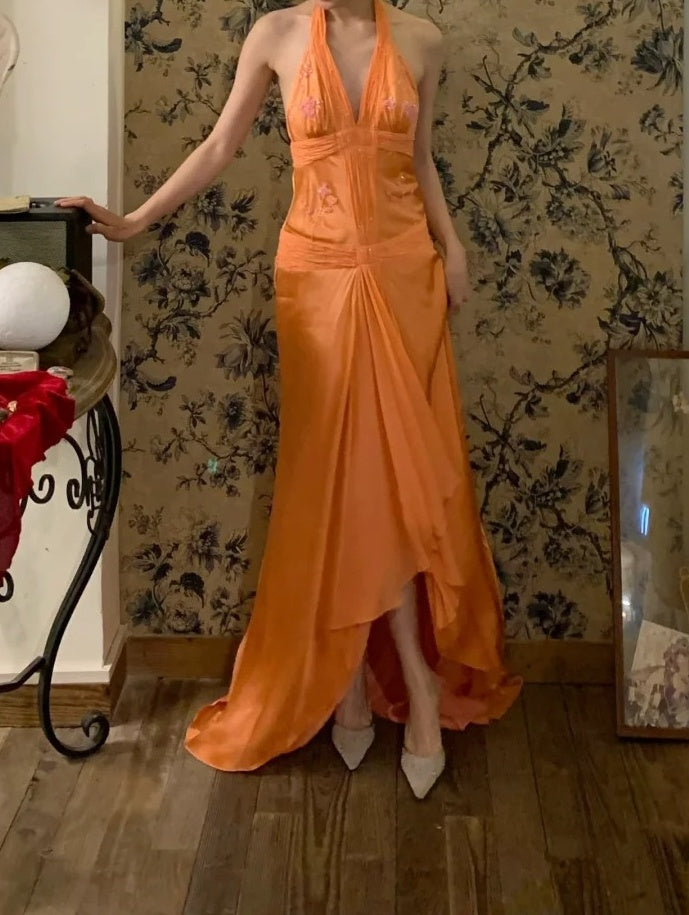 Robe de bal brillante à paillettes et col en cœur, robe de soirée sirène, robe de gala, robe de fête d'anniversaire, D3415