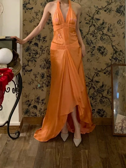 Robe de bal brillante à paillettes et col en cœur, robe de soirée sirène, robe de gala, robe de fête d'anniversaire, D3415