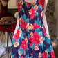 Colorful Prom Dress Crew Neck Print Gala Dress Cockatail Dress Evening Dress  D4565