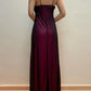 V Neck A Line Vintage Long Prom Dress Ruffle Evening Party Dress MD7620