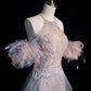 Superbe robe de soirée sirène longue à col licou, MD7945