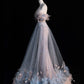 Superbe robe de soirée sirène longue à col licou, MD7945
